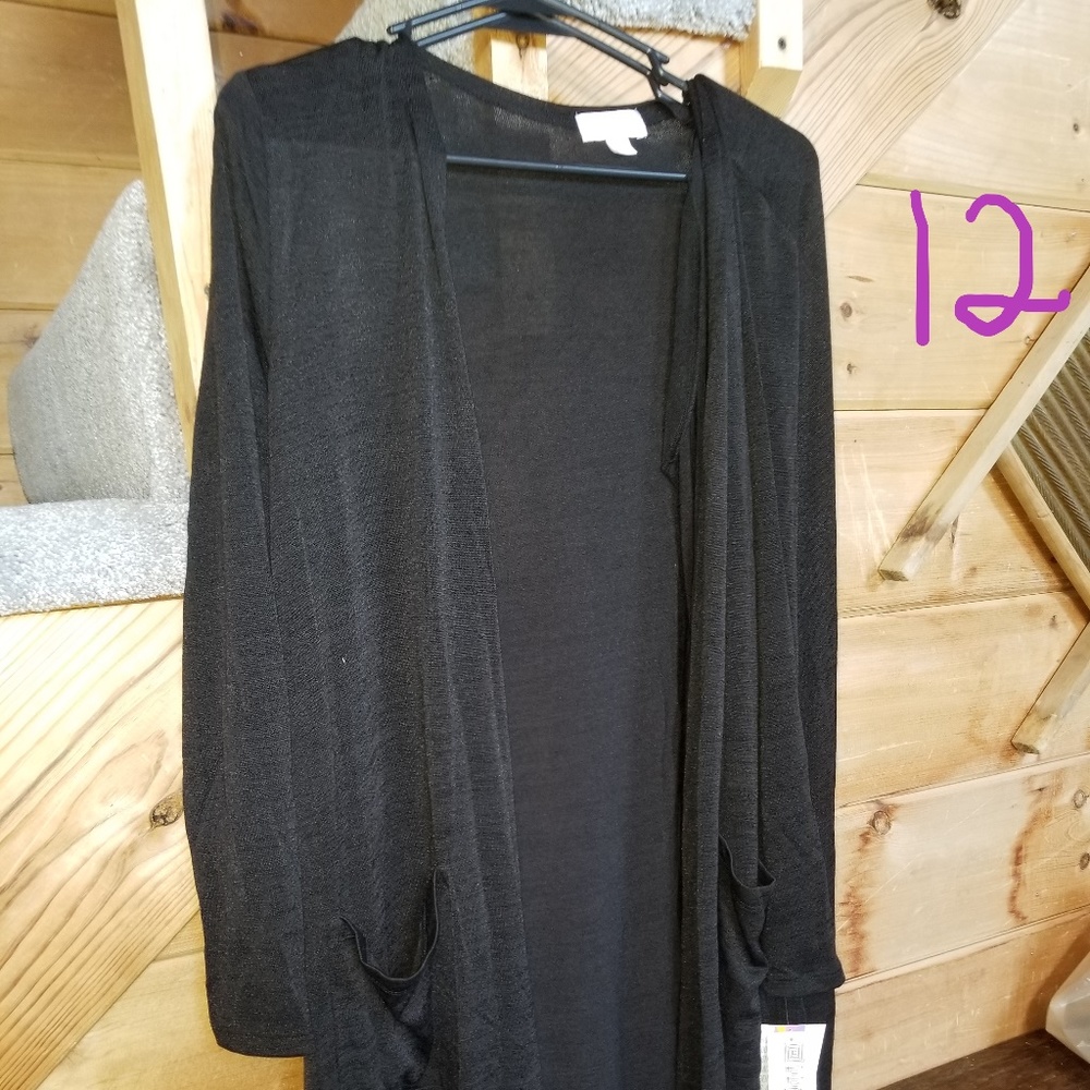 Lularoe EUC Sarah, Noir Black, Large